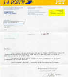 lettre flamme aph     Houilles 78800