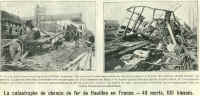 Accident  de train. Le patriote illustr.  Houilles 78800