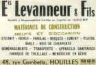 Levanneur  plani vert 1962  Houilles 78800