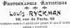 Publicite Ryckman.             Guide 1910/11  Houilles  78800