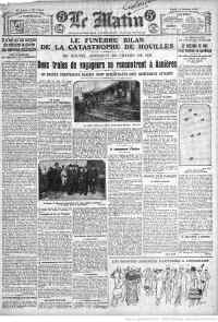 accidentlematin11oct1920. Houilles 78800