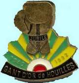 pin's gant d'or  Houilles 78800